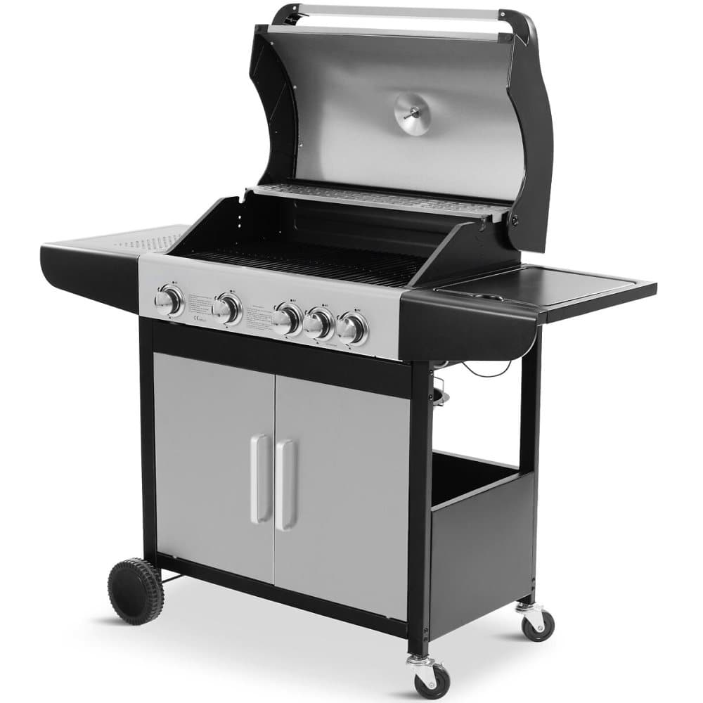 Gasolgrill med 4 rostfria brännare - Charleston