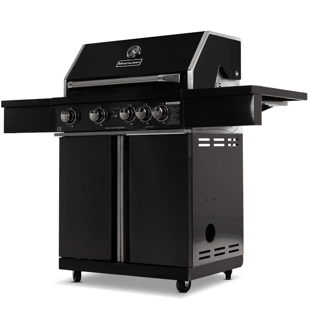 Rostfri gasolgrill med varmluftsfunktion - Malibu Blackline