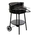Miniatyrbillede 2 af 8: Kulgrill med hjul DKD Home Decor Sort Metal Plastik 59 x 49,5 x 82 cm