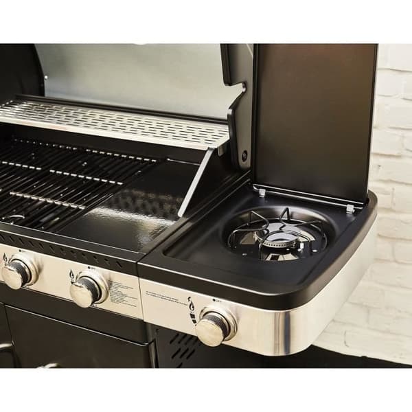 Gasgrill - COOK'IN GARDEN - FIDGI 4 - 4 brännare + Sida - Svart