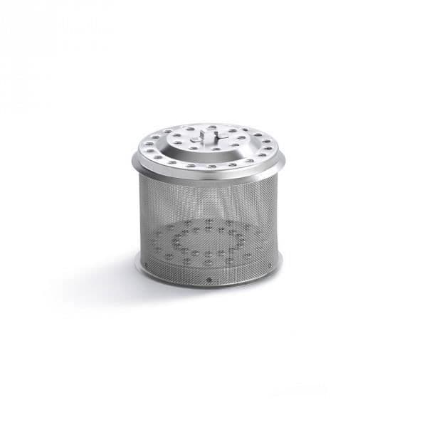 Kolsyra - LotusGrill - Liten Modell - Diameter 115 mm - Metall - Grå