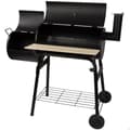 Miniatyrbillede 1 af 5: Kulgrill med hjul Aktive Stål Plastik Emaljeret metal 106 x 106 x 61 cm Sort