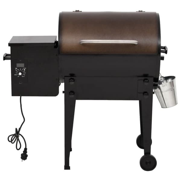 vidaXL Pelletsgrill svart 94 cm järn