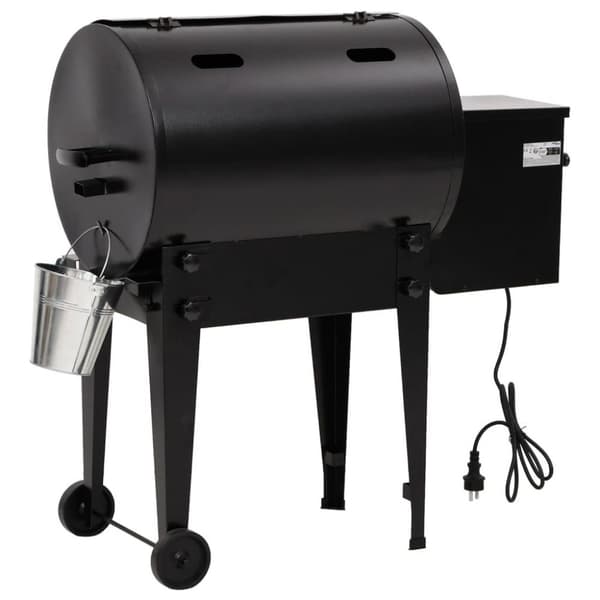 vidaXL Pelletsgrill svart 94 cm järn