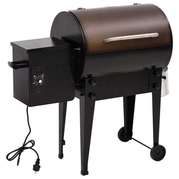 vidaXL Pelletsgrill svart 94 cm järn