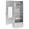 Miniatyrbillede 3 af 7: vidaXL rygeovn med røgflis 44,5x29x110 cm galvaniseret stål