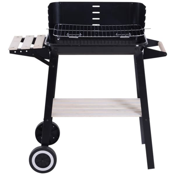 Rootz Grillvogn - Sort - Metal, Krydsfiner, Porcelæn - 32,68 cm x 17,72 cm x 34,25 cm