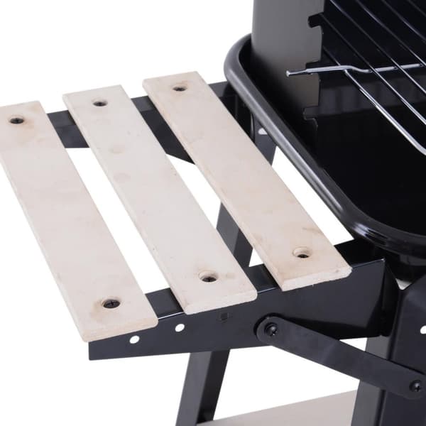 Rootz Grillvogn - Sort - Metal, Krydsfiner, Porcelæn - 32,68 cm x 17,72 cm x 34,25 cm
