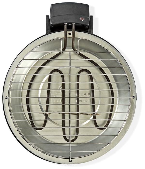 NEDIS elektrický gril/ oválný/ grilovací plocha 30 cm/ výkon 1250 W/ kov/ černý