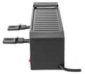 Pikkukuva 3 / 4: NEDIS gurmánský raclette gril/ obdélníkový/ grilovací deska 23 x 10 cm/ pro 2 osoby/ špachtle/ nepřilnavý povrch/ černý