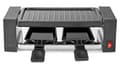 Pikkukuva 2 / 4: NEDIS gurmánský raclette gril/ obdélníkový/ grilovací deska 23 x 10 cm/ pro 2 osoby/ špachtle/ nepřilnavý povrch/ černý