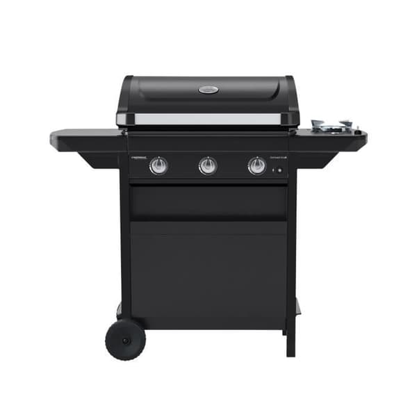 Grill - NERO - 1 Series Compact 3 LS - Gas - 3 brännare - Keramiska briketter Svart