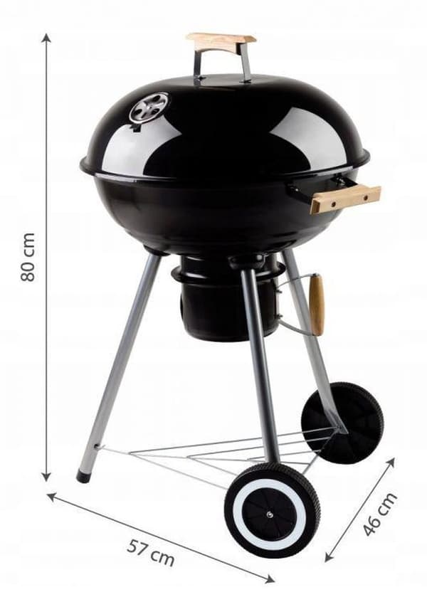Grill - BBQ - med askuppsamlare - med lock
