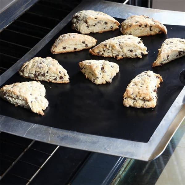 5 st/set Återanvändbar BBQ Grill Mat Pad Hot Sheet Platta Bärbar Lätt att rengöra Nonstick-redskap