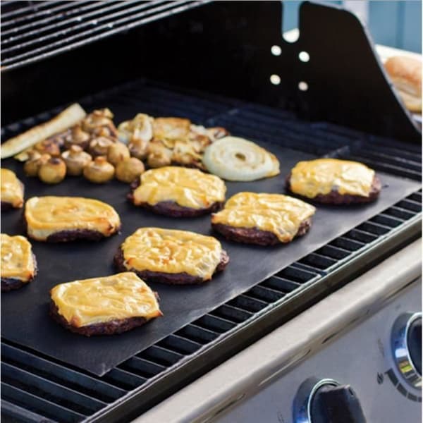 Grillmatta - BBQ Grillmatta - Set om 5 - 40 x 33 cm - Non-stick