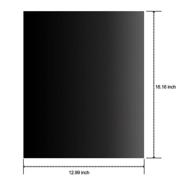 [3-pack] BBQ Grillmatta - Återanvändbar non-stick och värmebeständig - Svart