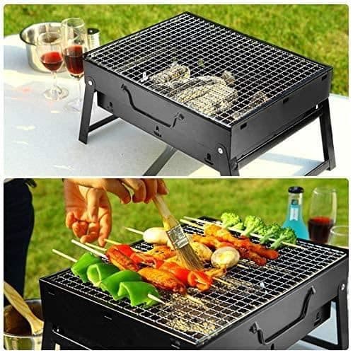 BARBECUE GRILL S SMAUTOP BBQ Grill, bärbar hopfällbar bordsskiva kolgrill Desktop BBQ Outdoor279