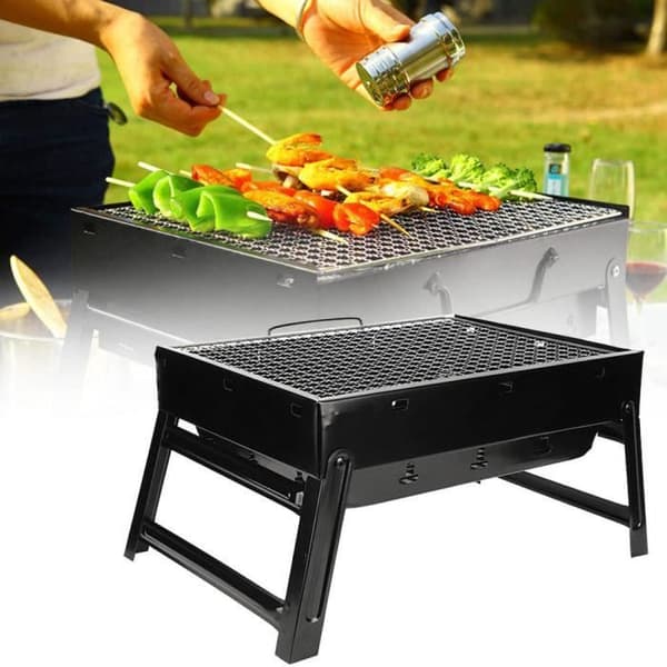 Vikbart grilltillbehör som tål höga temperaturer - Märke - Modell - Charcoal - 3 personer