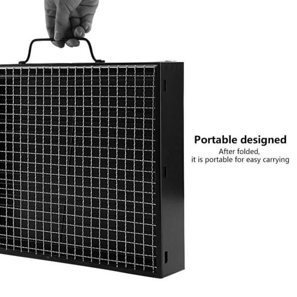 Vikbart grilltillbehör som tål höga temperaturer - Märke - Modell - Charcoal - 3 personer