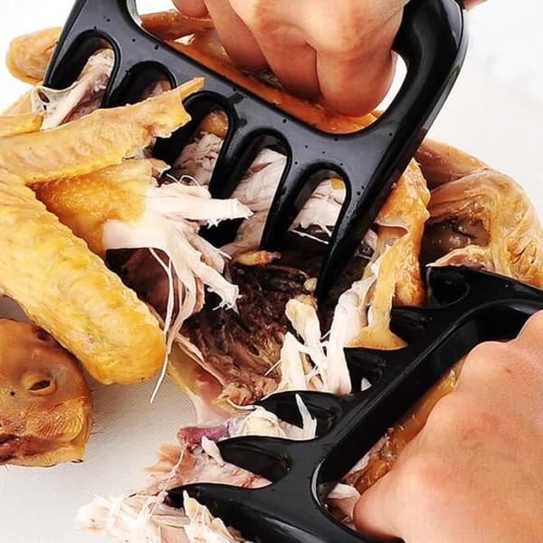 Björnkloformad grillgaffel - Svart storlek - Kökstillbehör - BPA-fri grill