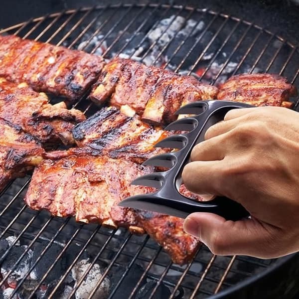 Björnkloformad grillgaffel - Svart storlek - Kökstillbehör - BPA-fri grill
