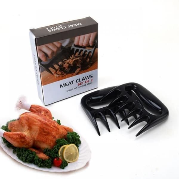 Storlek 2st utan kartong Grillköttkvarn, köksgaffel, köksklor, kött-, frukt- och grönsaksavskiljare
