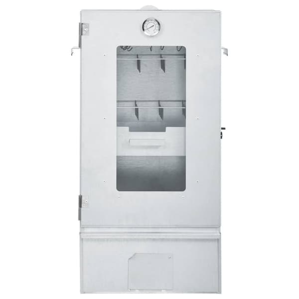 vidaXL BBQ-uunisavustin ja 1 kg puulastuja 44,5 x 29 x 83 cm -  Ulkogrillit