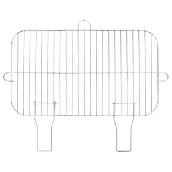 The Living Store kulgrill med hjul stål sort -  Grill