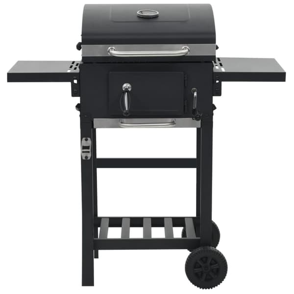 The Living Store Kolgrill med nedre hylla svart -  Utomhusgrillar