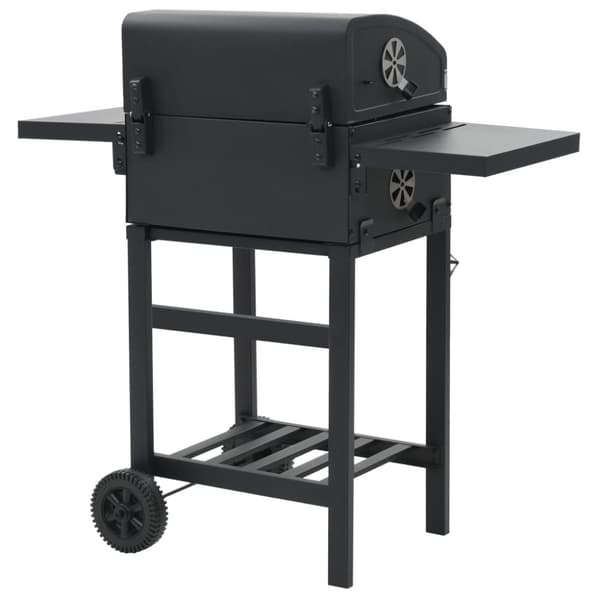 The Living Store Kolgrill med nedre hylla svart - Utomhusgrillar