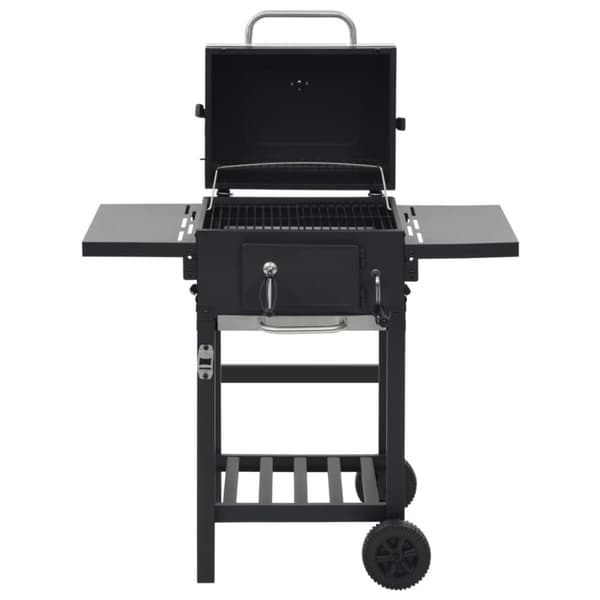 The Living Store Kolgrill med nedre hylla svart - Utomhusgrillar