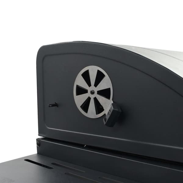 The Living Store Kolgrill med nedre hylla svart - Utomhusgrillar