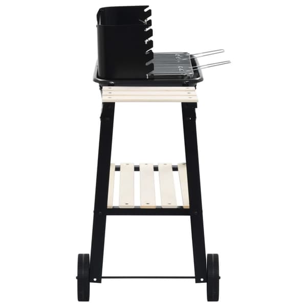 The Living Store Kolgrill stativ med hjul -  Utomhusgrillar