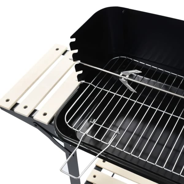 The Living Store Kolgrill stativ med hjul -  Utomhusgrillar