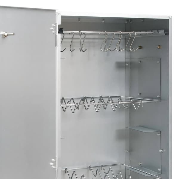 The Living Store Rökskåp med kallröksgenerator galvaniserat stål - Utomhusgrillar