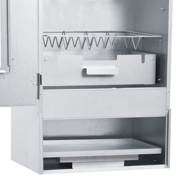 Ulkogrillit - Living BBQ-uunisavustin ja 1 kg puulastuja 44,5 x 29 x 83 cm