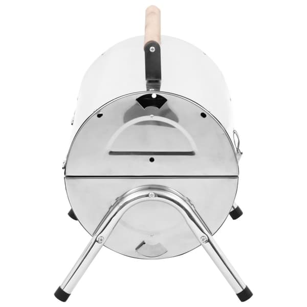 Grill - Living transportabel bordgrill med dobbelt grillrist rustfrit stål