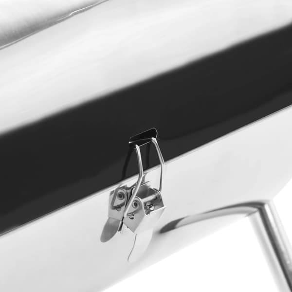 Grill - Living transportabel bordgrill med dobbelt grillrist rustfrit stål