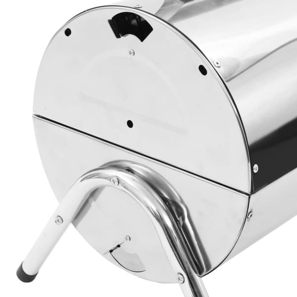 Grill - Living transportabel bordgrill med dobbelt grillrist rustfrit stål