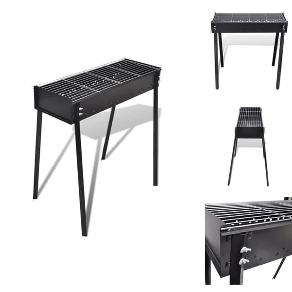 Grill - Living firkantet kulgrill 75 x 28 cm