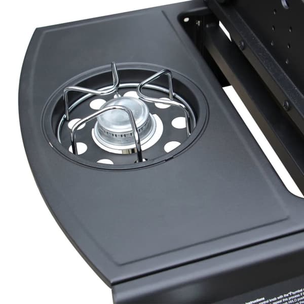 Gasolgrill 4+1 kokzoner svart