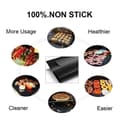 Miniatyrbild 2 av 4: Matlagningsmatta - BBQ - 5 st - Non-stick - Återanvändbar - Lätt att rengöra