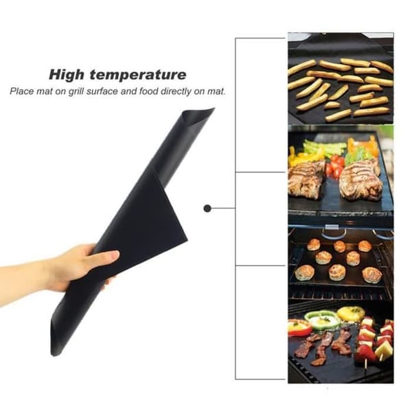 Matlagningsmattor - BBQ - Set om 5 - 40 cm x 33 cm - Non-stick - Återanvändbar och hållbar