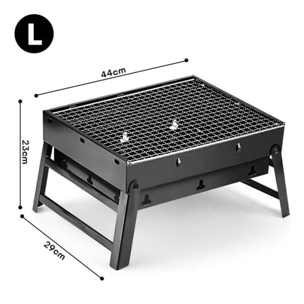 1 st L Storlek Tjocka Vikbar Grill Grill Kök Bar Tillbehör Bärbar uteplats Camping Picknick Grill Tillbehör