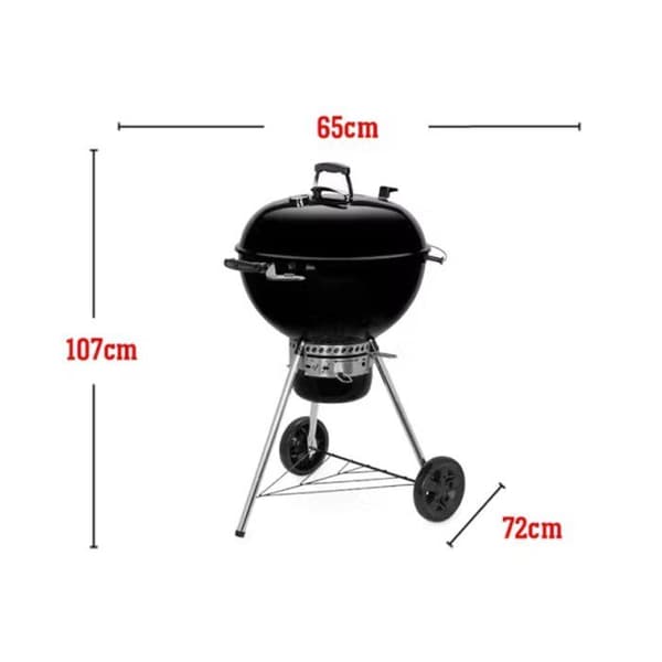 WEBER Master Touch GBS E 57 Svart kolgrill - 57cm
