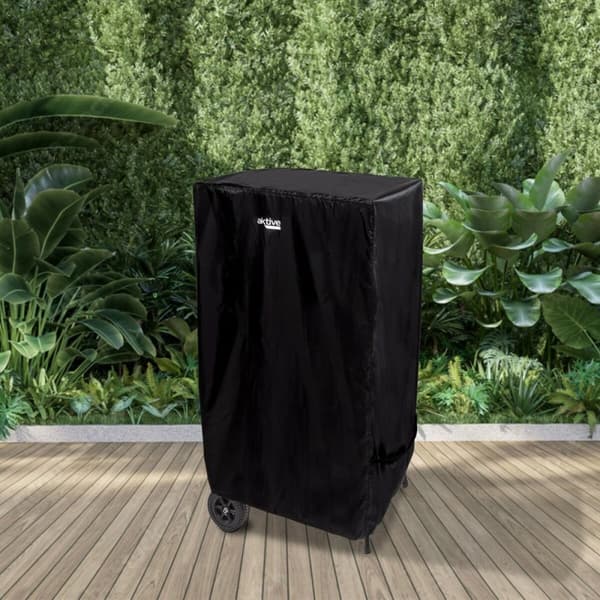 Beskyttelsesdæksel til grill Aktive Sort 6 enheder 74,5 x 109 x 64,5 cm