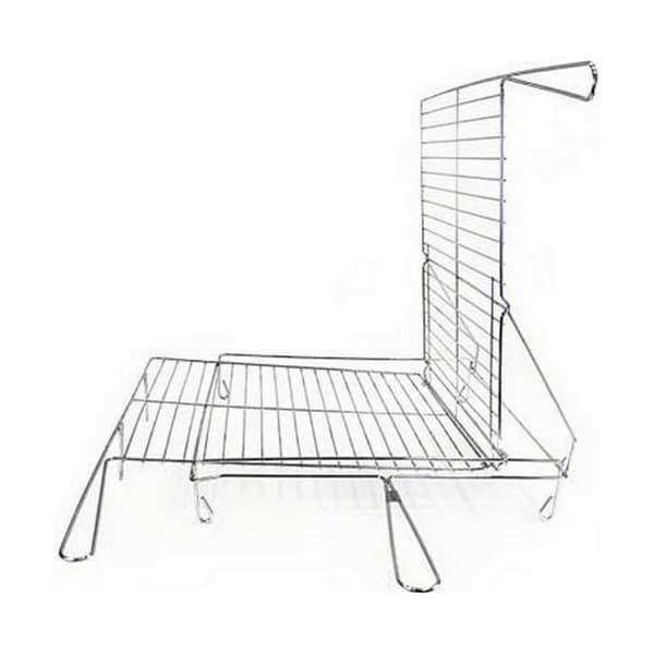 Grill Algon Chromsalt Roterende Sølvfarvet 45 x 50 x 9 cm (4 enheder)