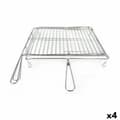 Miniatyrbillede 1 af 3: Grill Algon Chromsalt Roterende Sølvfarvet 45 x 50 x 9 cm (4 enheder)