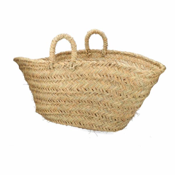 Trækurv EDM Esparto-græs 60 x 35 x 45 cm 60 x 45 x 35 cm Oval