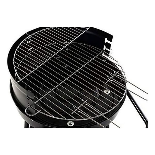 Kulgrill med hjul DKD Home Decor Sort Metal Plastik 59 x 49,5 x 82 cm